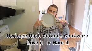 Check spelling or type a new query. My Thoughts On The Heritage Rock Ceramic Cookware Youtube