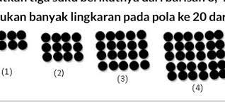 Barisan dengan pola penjumlaha bertingkat dua, 3. Latihan Soal Pola Bilangan Untuk Siswa Smp Tips Belajar Matematika