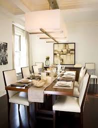 Typically, this is combined with a pair of wall sconces which flank the ends of a buffet table. 21 Dining Room Design Ideas For Your Home