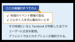 Facebook 広告の地域指定はどうする 設定方法や注意点を解説 Nobynoby ノビノビ