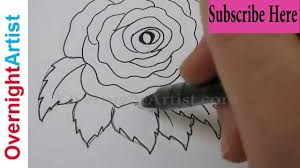 Check spelling or type a new query. Draw A Rose Step By Step How To Most Easy Simple Way Youtube