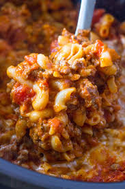 Slow Cooker Ground Beef And Cheese Pasta Ground Beef Pasta Recipes Slow Cooker Ground Beef Beef Pasta Recipes