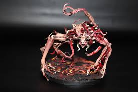 giant chaos spawn with hot glue by the warsinger warhammer 40k miniatures warhammer miniatures
