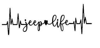 Jeep Life Heartbeat Jeep Life Decal Jeep Tattoo Jeep Decals