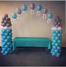 I enjoy teaching balloons and will be posting more videos! Rosielloons Baby Shower Balloon Decorations Baby Shower Balloons Balloon Baby Shower Centerpieces