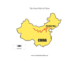 The history map reveals its. Great Wall Of China Map