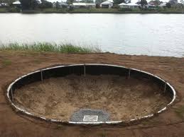 Think of how an in ground swimming pool looks, but with a trampoline installed instead of being filled with water. People Are Starting To Opt For In Ground Trampolines As A Safer Alternative
