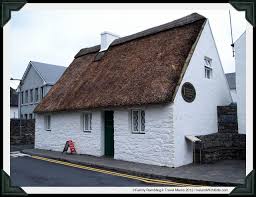 Replica White O Morn Cottage In Cong Ireland Irish Cottage The Quiet Man Ireland