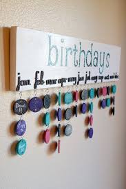 To Keep Track Of Family Members Birthdays Cute Idea