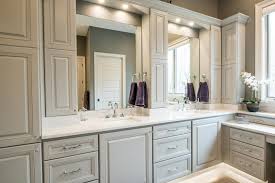 While this may be a bit larger than the average bathroom vanity cabinet, with a large open. Double Vanity Bathroom Designs Bertch