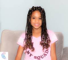 Perfect looks for teens and tween girls, these easy hairstyles are super for school, parties and quick looks you can do in minutes. Easy How To On Boxed Braids For Mixed Kids Hair Mixed Kids Hairstyles Mixed Girl Hairstyles Girls Hairstyles Braids