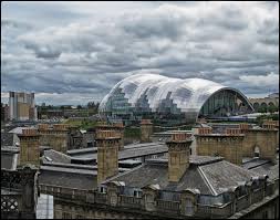 The Sage Gateshead As Seen From Across The River In Newcastle Uk Shot From The Tyne Bridge Unique Architecture Sage Gateshead Newcastle Upon Tyne