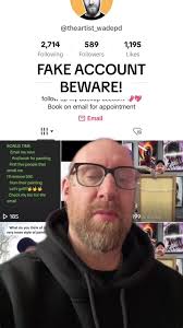 FAKE ACCOUNT. My only account is ‘theartistwade’ watch out for spelling  errors or people getting un touch asking for deposits. I won’t message you  first! . #art #tiktokart #fakeaccount