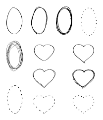Basic Shapes Clipart Black And White 36 Doodle Basic Shapes Clipart Basic Shapes Circle Frames Clipart Clip Art