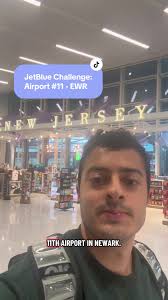 11 out of 25 airports done with Newark 😁 #jetblue #aviation #newark #tampa  #25for25