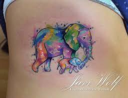 May 17 2016 explore anaoj912 s board watercolor elephant tattoo on pinterest. Javi Wolf Watercolor Elephant Tattoo Tattooed By