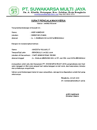 Surat pengalaman kerja di klinik. Contoh Surat Keterangan Kerja Nusagates