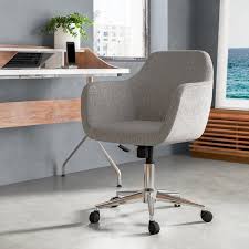 Tackle Any Task In A Streamlined Style With This Adjustable Office Chair Inspired By Iconic Mid Century Modern Designs This In 2020 Task Chair Desk Chair Comfy Chair
