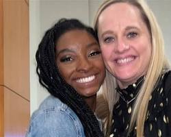 Image of Simone Biles and Cecile Landi