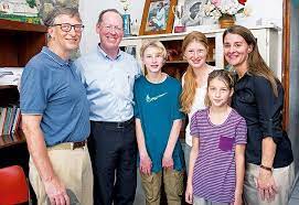 At Home With The World Richest Couple Interview With Melinda Gates Bill Gates Bill Gates Family Phoebe Gates