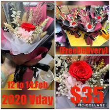 Maybe you would like to learn more about one of these? Free Delivery Huamama Vday 2021 Valentine S Day 12th To 14th Qxpress 9am To 9pm Open Booking Jan 2021 Preserved Rose Flower Bouquet Hobbies Toys Stationery Craft Flowers Bouquets On Carousell