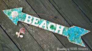 Colour your grout for mosaic projects. How To Make A Beachy Mosaic Arrow Sign Without Grout