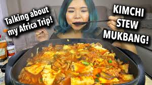 | · kimchi jjigae (김치 찌개) is a spicy korean stew made with fermented kimchi, pork belly and tofu. Vegan Kimchi Jjigae Recipe Mukbang Korean Kimchi Stew Youtube