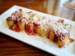New Lasagna Appetizer At Olive Garden Lasagna Fritta Parmesan Breaded Lasagna Pieces Fried And Served Over Alfredo Sauce Top Food Eat Olive Garden Lasagna