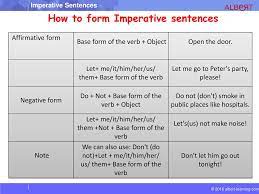 Change from positive to comparative degree 1. What Is Imperative Sentence Ppt Download