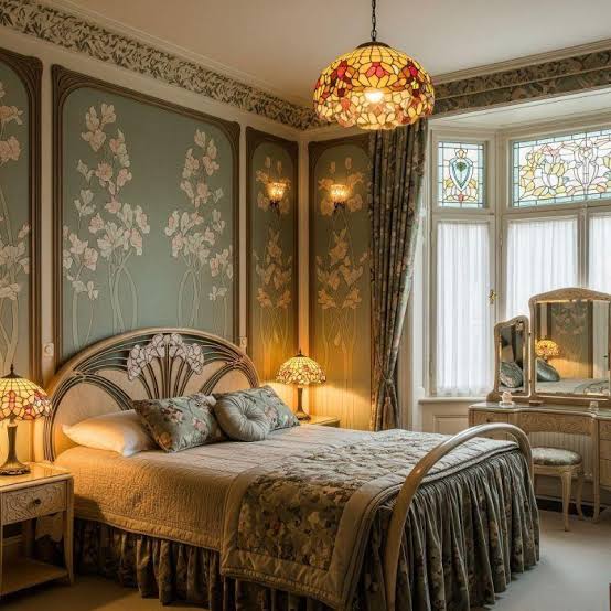 Art Nouveau Interior Design: Curves, Bronze, and Home Style
