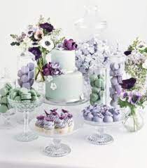 48 Delicate Mint And Lavender Purple Wedding Ideas Lavender Dessert Wedding Dessert Table Wedding Candy