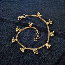 Usually k is karat or carat pure gold is 24 carat so 10 k is 10/24 pure i.e. 18k Solid Gold Anklet With Bells Indian Tribal Gold Bell Bracelet Anklets Dainty Boho Jewelry Gold Bracelet For Women Gold Anklet Gold Bracelet Chain