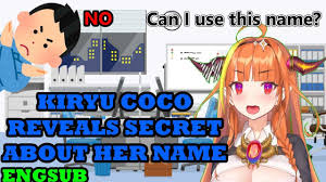 A dragon that assumed human form, she is fluent in english, and quite eccentric. Kiryu Coco Watched Her First Stream Reveal Secret About Her Name Add Word Likes Pekora Eng Sub Youtube