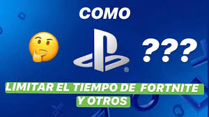 Tutorial Limitar El Tiempo De Juegos Ps4 Fortnite Y Otros Youtube