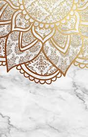 Mandala Gold Marble Iphone 12 Soft By Aleibanez In 2020 Mandala Wallpaper Gold Wallpaper Rose Gold Wallpaper