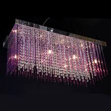 Novelty Led Glass Stick Pendant Lights For Hallway Kitchen Shopcase Purple Crystal Lights Lighting Abajur Dining Room Lampara Pendant Lights Aliexpress