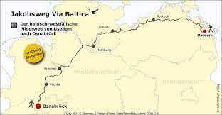 Rail baltica (also known as rail baltic in estonia) is an ongoing greenfield railway infrastructure project to link finland (via ferry or an undersea tunnel), estonia, latvia, lithuania with poland and through this with the european standard gauge rail line network. Via Baltica Der Baltisch Westfalische Jakobsweg Im Kurzportrat