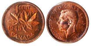 Coins And Canada 1 Cent 1945 Canadian Coins Price Guide