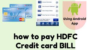 Apply online for hdfc bank debit cards. How To Pay Hdfc Credit Card Bill Using Android Mobile App Youtube