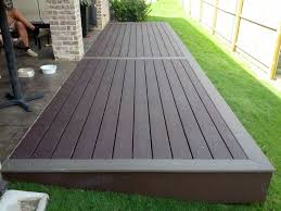 Simple Two Tone Composite Deck Landscape Design Pinterest Decks Backyard Patio Deck Designs Backyard