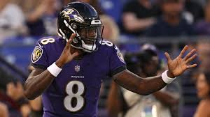 Jadar johnson is asked about lamar jackson and says that's who, no. Lamar Jackson S Hurdle Immortalized As 100k Chain Thescore Com