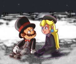 Mario And Peach In Cap Kingdom By Citadel Garden Deviantart Com On Deviantart Mario And Princess Peach Mario And Peach Mario