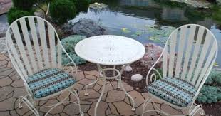 Backyard Creations 3 Piece Island Lake Bistro Collection At Menards Backyard Creations Backyard Outdoor Furniture Sets