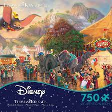 Disney puzzles for adults 750 pieces. Thomas Kinkade Disney Dumbo 750 Piece Puzzle Thomas Kinkade Disney Puzzles Thomas Kinkade Disney Kinkade Disney