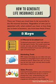 At netquote.com, we pride ourselves in sending you leads of this quality. 3 Ways To Generate Life Insurance Leads Life Insurance Sales Life Insurance Marketing Life Insurance Facts