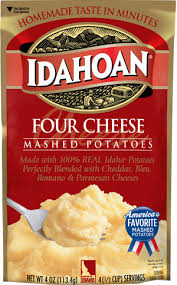 Idahoan foods is a company based in idaho falls, idaho, founded in lewisville, idaho in 1960. Four Cheese Mashed Potatoes Idahoan Mashed Potatoes Idahoan Foods Llc
