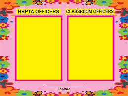 image result for tarpaulin design for classroom officers