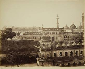 Kaiser Bagh, Lucknow - East gate, from the garden – Works – Asian Art Museum