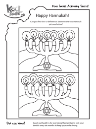 Celebrate Hanukkah With This Fun Activity Sheet Can You Find 10 Differences Between The Two Menorah Pictures Activity Sheets Activities Happy Hannukah