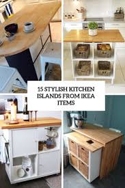 This whole kitchen is ikea kitchen cabinets. 15 Stylish Kitchen Islands From Ikea Items Shelterness